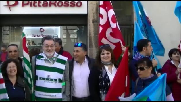 Cremona Scuola Presidio durante lo sciopero per il contratto Ne parlano Bianchi Uil, Colafato Cisl , Valenti Cgil