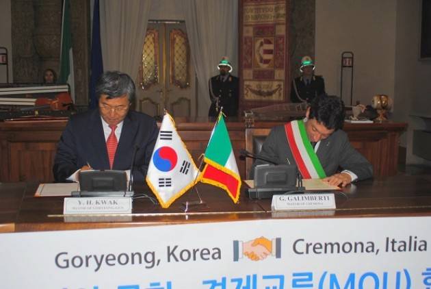 Torna a Cremona la delegazione della Corea del Sud