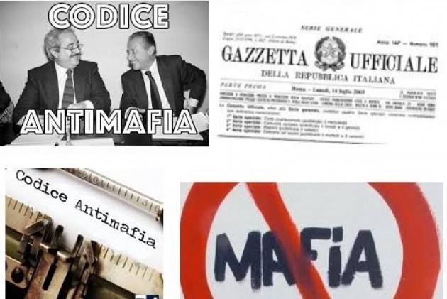 Cgil DALLA LEGGE DI INIZIATIVA POPOLARE ALLA RIFORMA DEL CODICE ANTIMAFIA