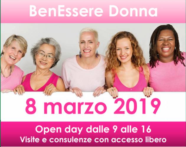 ASST Cremona: Open day 8 marzo 2019 BenEssere Donna