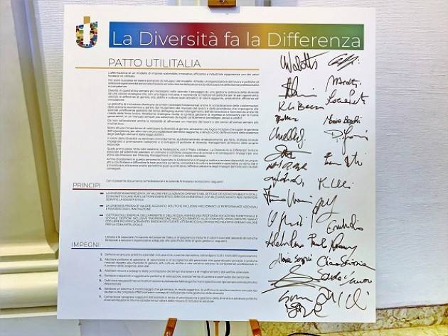 Cremona Padania Acque sottoscrive il Patto Utilitalia per la diversità e l’inclusione