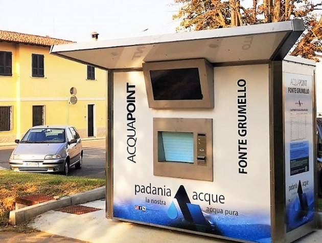 Padania Acque prosegue installazione case acqua: Annicco, Credera , Grumello  e Pozzaglio