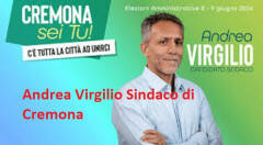ANDREA VIRGILIO SINDACO DI CREMONA PER 191 VOTI
