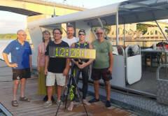 (CR) Walter D'Angelo ha portato a termine  sua impresa nuotando in Po per 100 km 