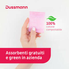 (BG) Da Dussmann Service dispenser di assorbenti gratuiti e sostenibili
