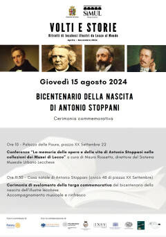 Lecco Antonio Stoppani, il 15 agosto il bicentenario della nascita