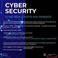 (CR) Cam.Com ”Cybersecurity - come non l'avete mai pensata”