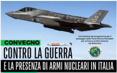 (BS) Convegno Contro la guerra e le armi nucleari in Italia