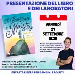 (CR) Valentina Rodini presenta il suo libro Il Bambino e il Maestro