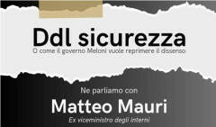 PD Crema Incontro sul DDL Sicurezza del Governo Meloni con Matteo Mauri