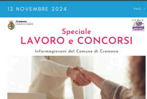 SPECIALE LAVORO CONCORSI Cremona, Crema, Soresina, Casal.ggiore |12 novembre 2024