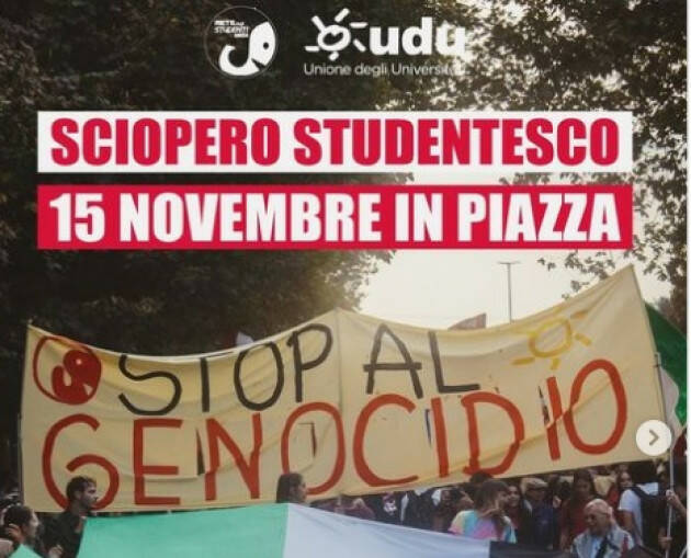 UDU Sciopero Studentesco contro la svolta autoritaria