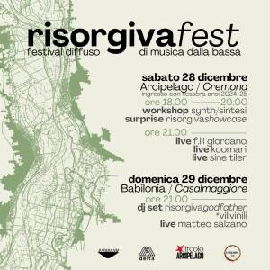 Risorgivafest Il 28 e 29 dicembre a Cremona e Casalmaggiore 